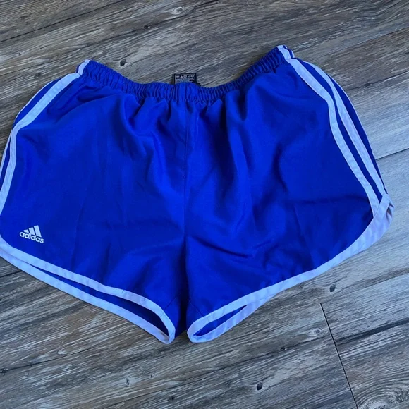 Adidas woman’s blue running shorts - Picture 1 of 1
